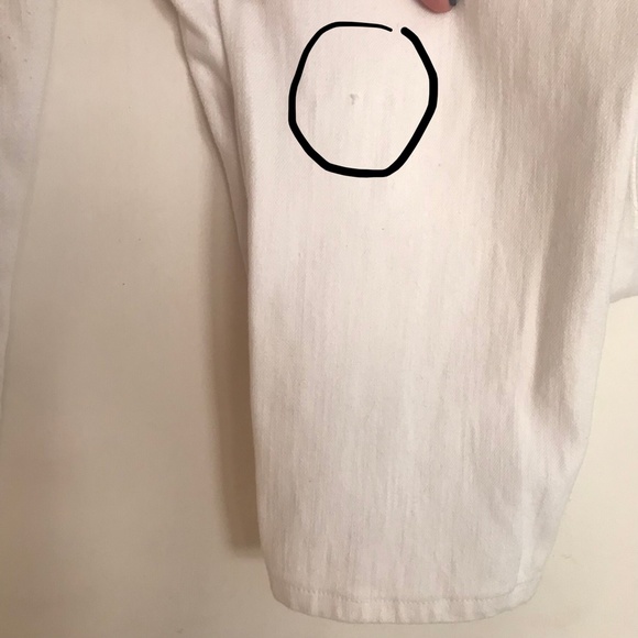 White KanCan Low Rise Ripped Knee Skinny Jeans Size 30 - Picture 6 of 6